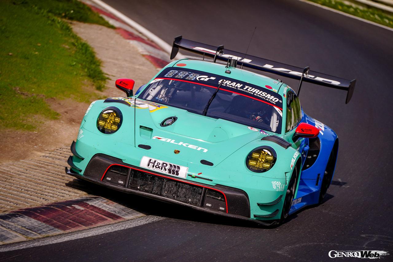 ニュルブルクリンク24時間で、総合優勝を狙う「ポルシェ 911 GT3 R」。