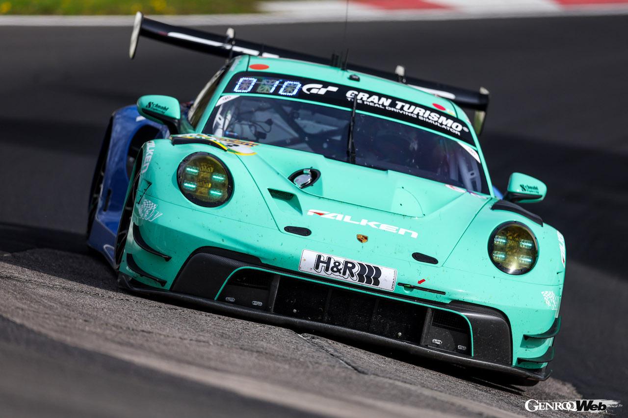 ニュルブルクリンク24時間で、総合優勝を狙う「ポルシェ 911 GT3 R」。