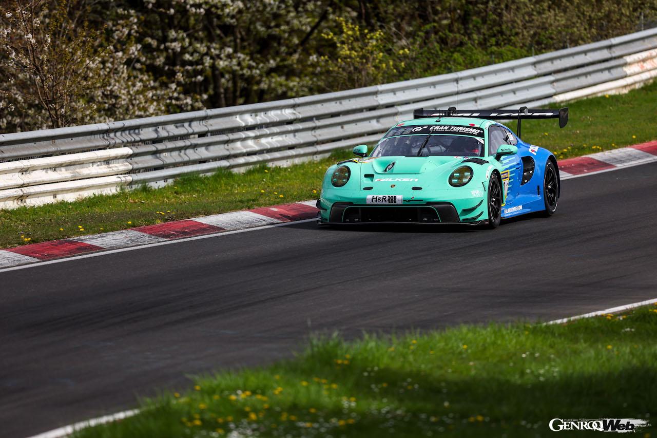 ニュルブルクリンク24時間で、総合優勝を狙う「ポルシェ 911 GT3 R」。