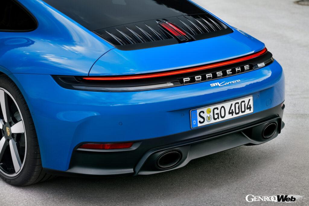 新型「ポルシェ 911 カレラ」のエクステリア。