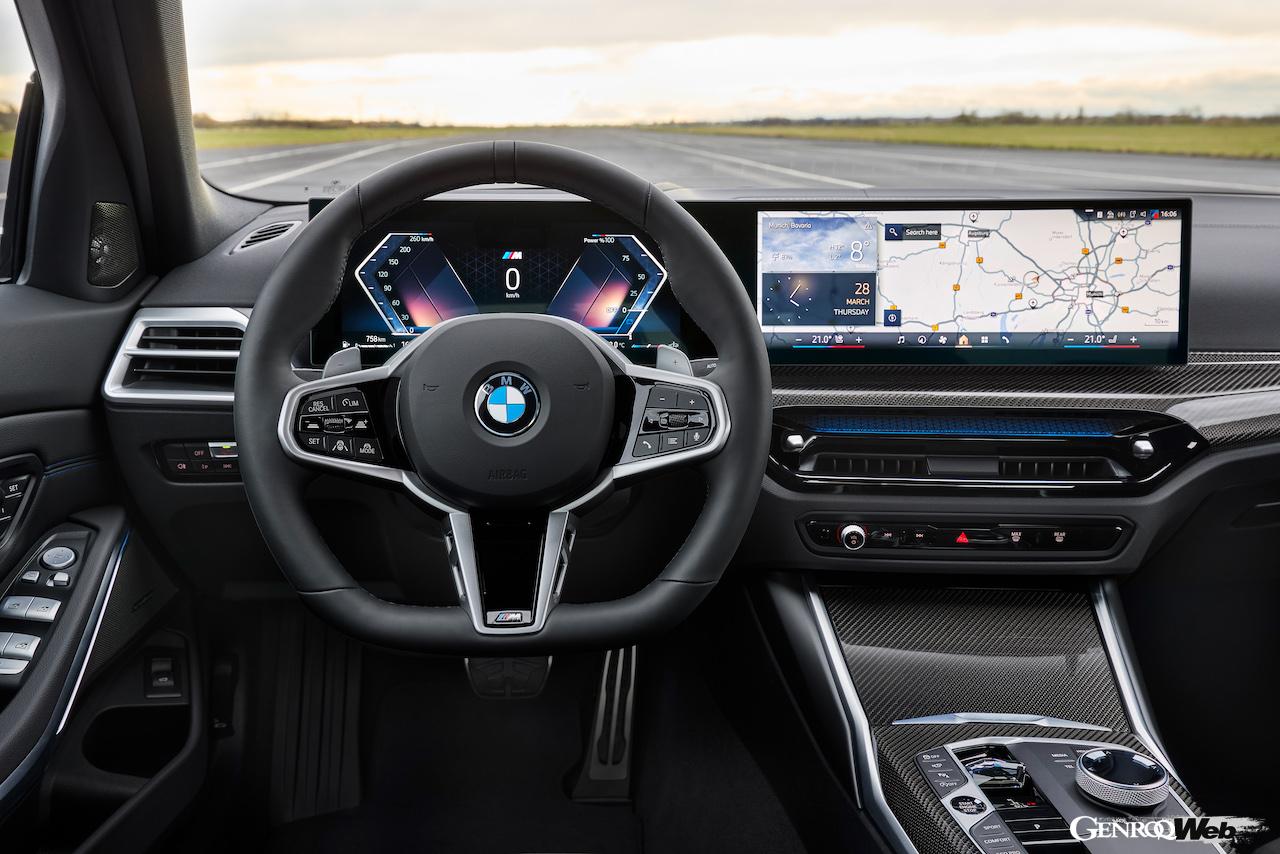 新型「BMW 3シリーズ セダン」のインテリア。