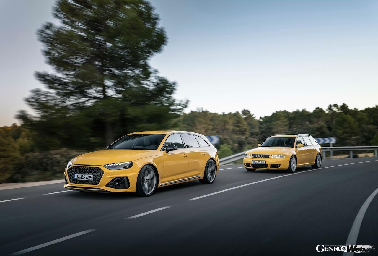 アウディ RS4 アバントのデビュー25周年を記念した限定モデル「RS 4 アバント edition 25 years」がデビューを飾った。