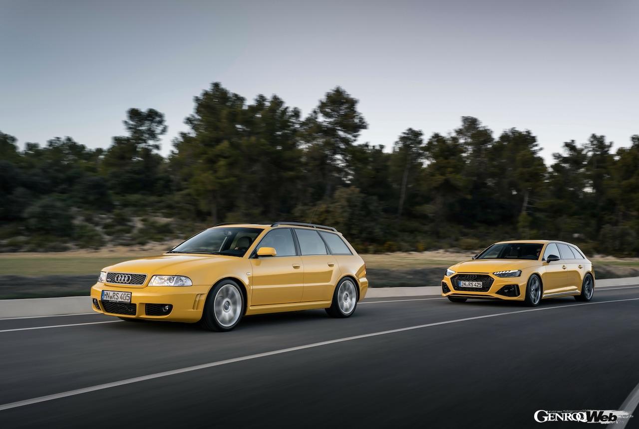 アウディ RS4 アバントのデビュー25周年を記念した限定モデル「RS 4 アバント edition 25 years」がデビューを飾った。