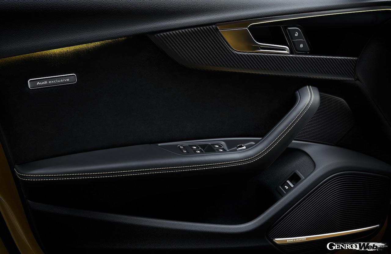 「アウディ RS 4 アバント エディション 25 イヤーズ」のインテリア。