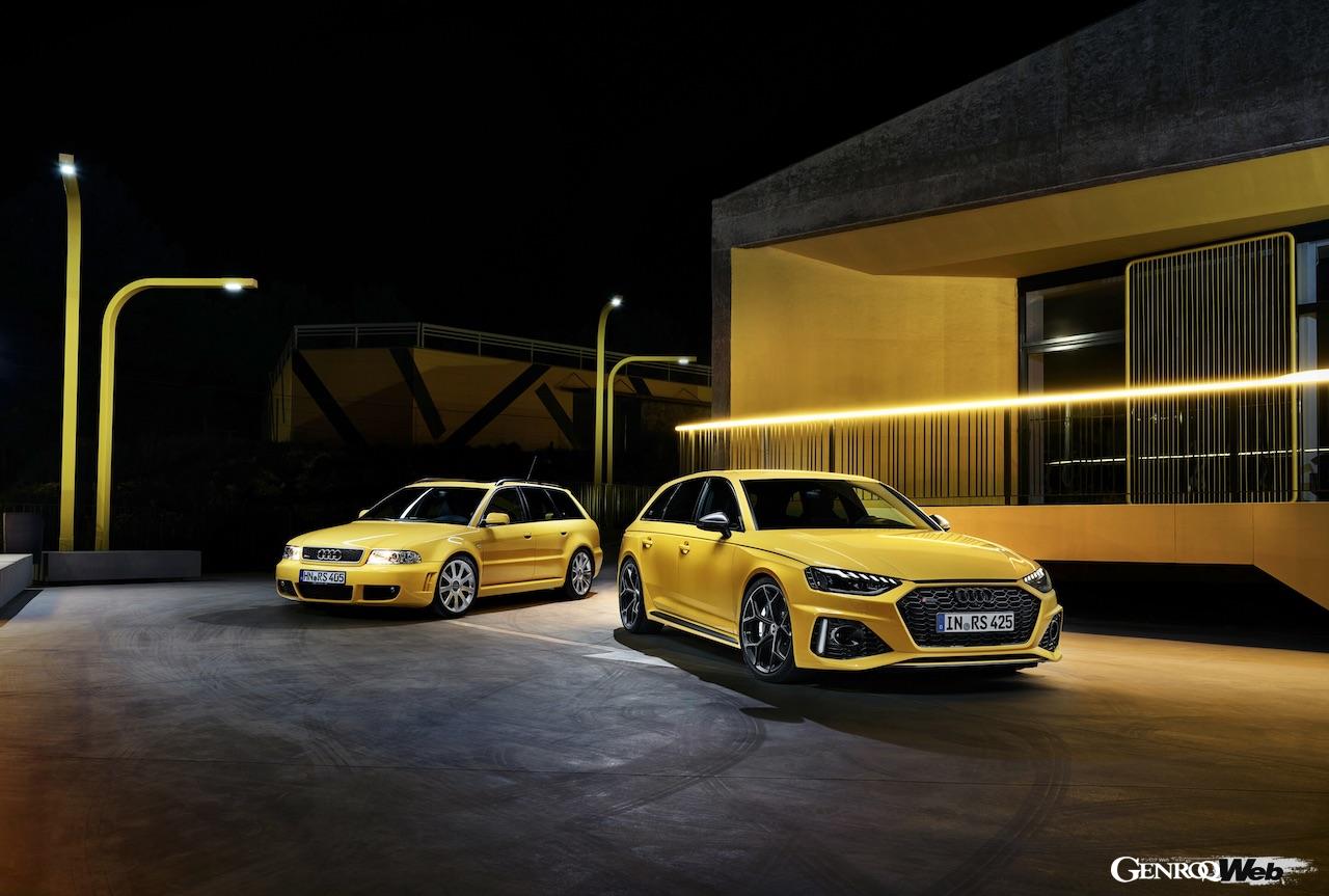 アウディ RS4 アバントのデビュー25周年を記念した限定モデル「RS 4 アバント edition 25 years」がデビューを飾った。