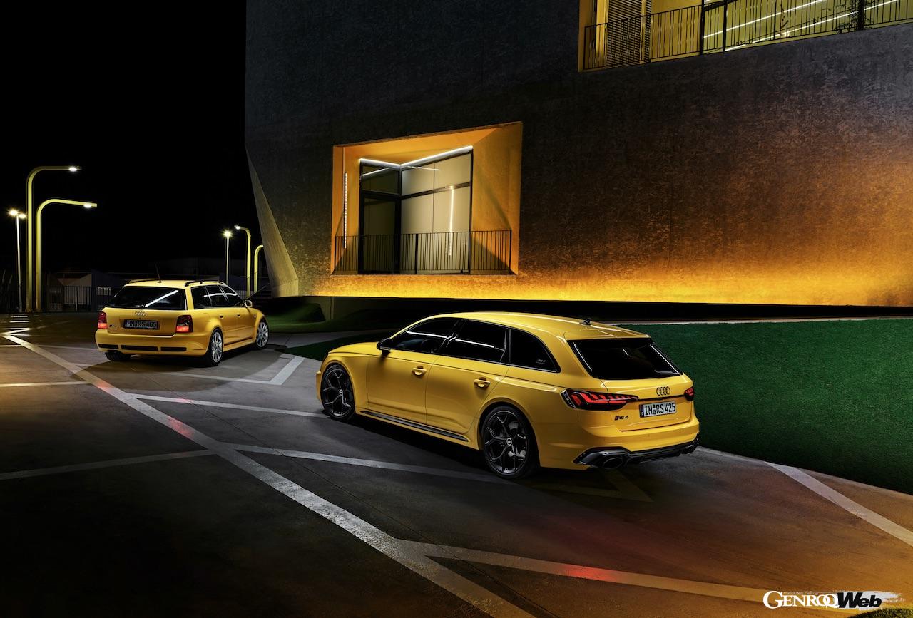 アウディ RS4 アバントのデビュー25周年を記念した限定モデル「RS 4 アバント edition 25 years」がデビューを飾った。