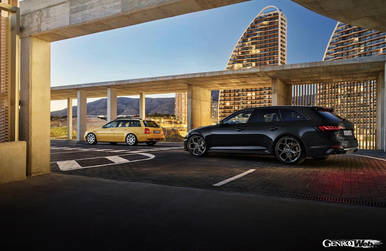 アウディ RS4 アバントのデビュー25周年を記念した限定モデル「RS 4 アバント edition 25 years」がデビューを飾った。