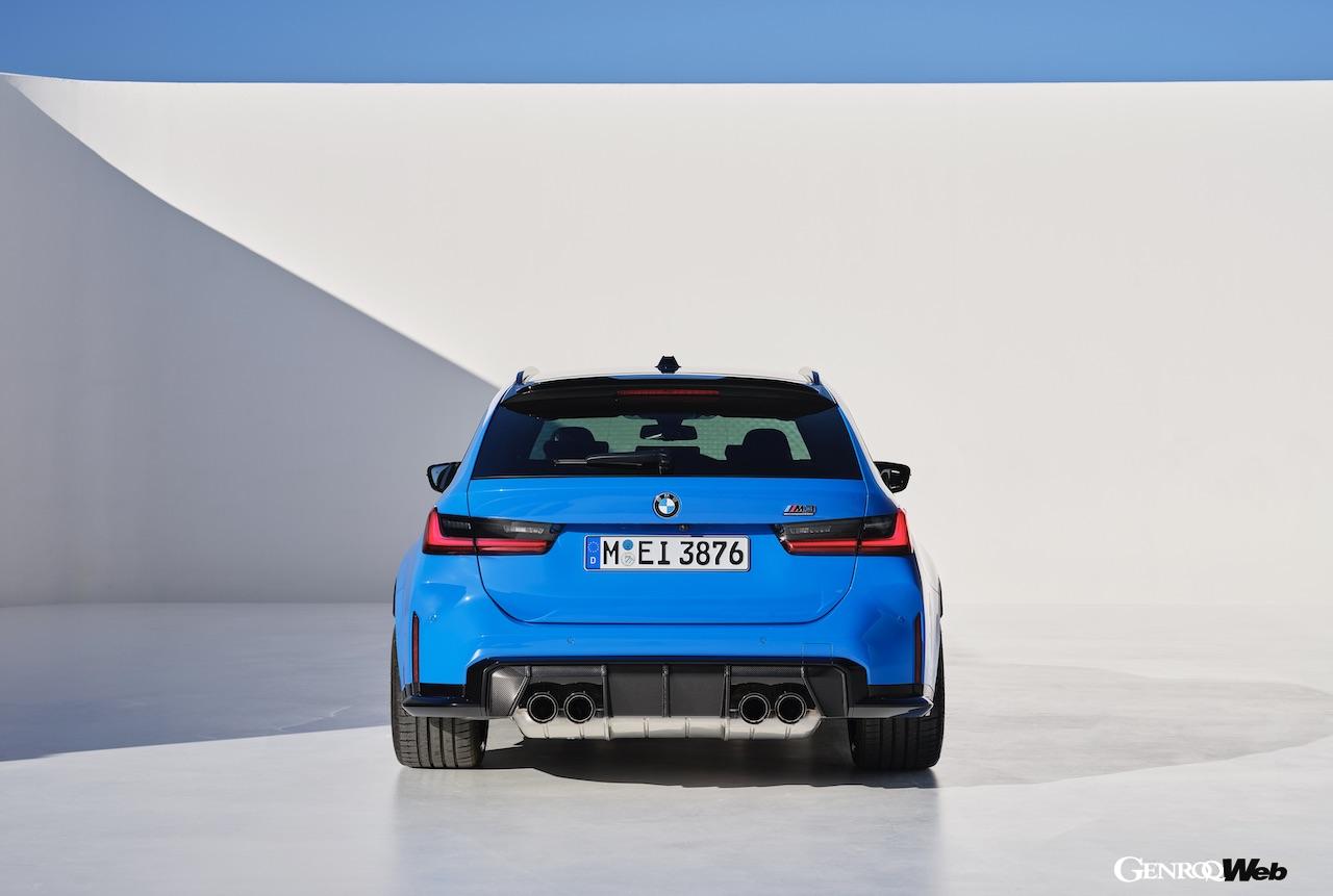 「BMW M3 ツーリング」改良新型のエクステリア。