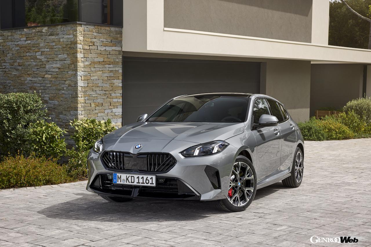 2024年10月から欧州で販売スタートする、新型「BMW 1シリーズ」のエクステリア。