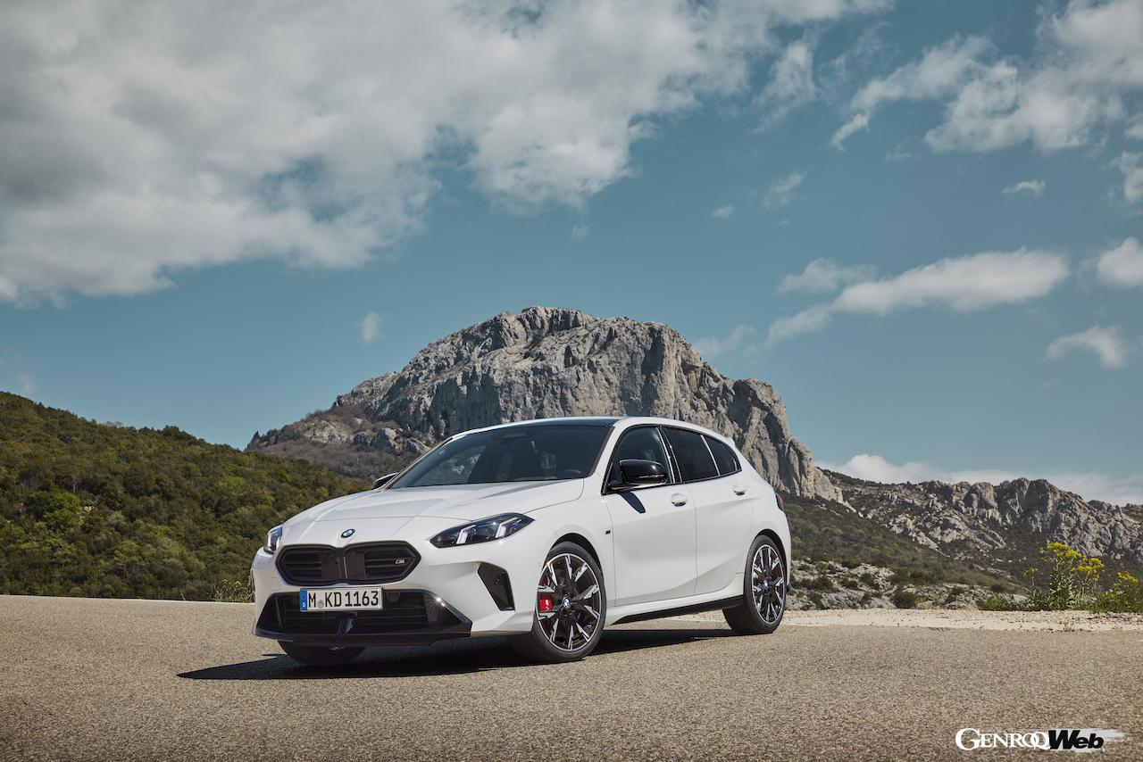 2024年10月から欧州で販売スタートする、新型「BMW 1シリーズ」のエクステリア。