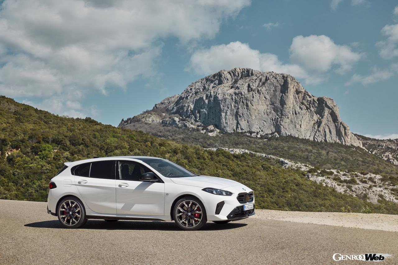 2024年10月から欧州で販売スタートする、新型「BMW 1シリーズ」のエクステリア。
