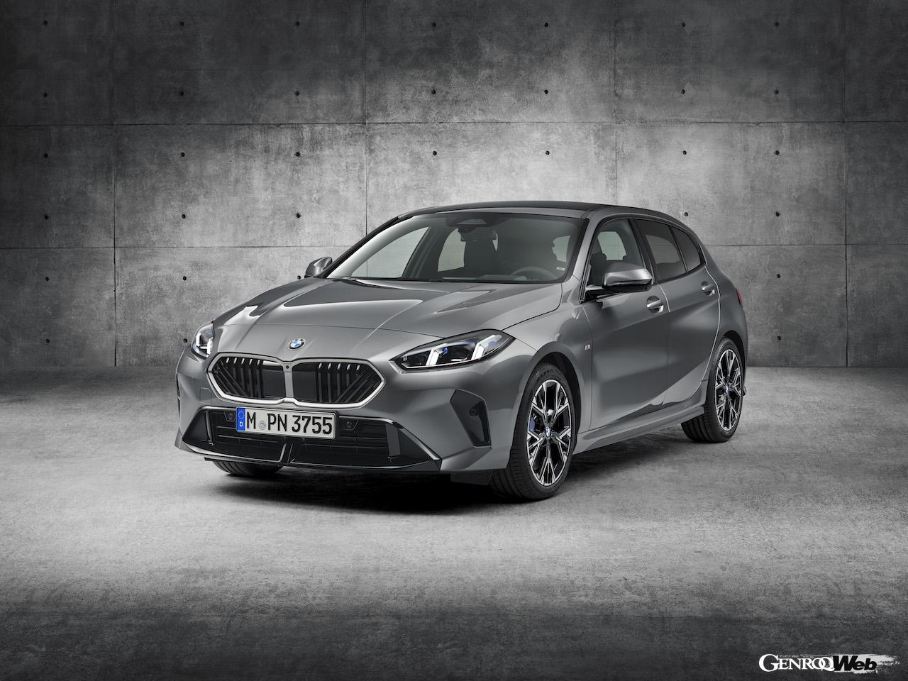 2024年10月から欧州で販売スタートする、新型「BMW 1シリーズ」のエクステリア。