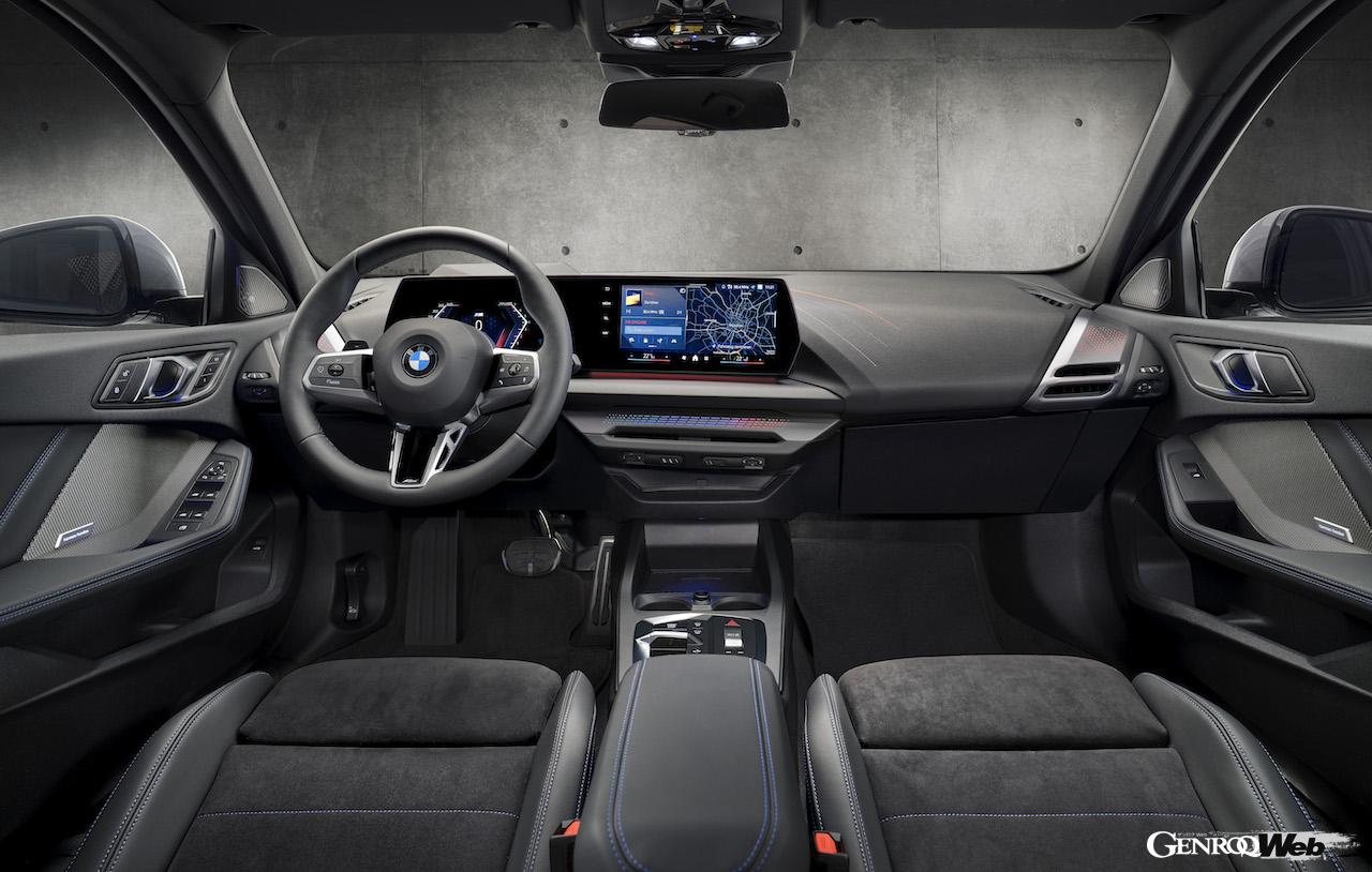 2024年10月から欧州で販売スタートする、新型「BMW 1シリーズ」のインテリア。