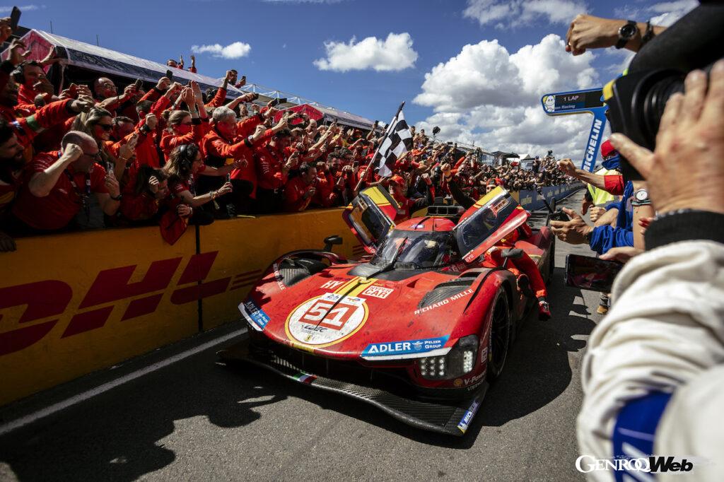 2023年のル・マンは、レースウイークの最初から499Pがライバルを圧倒するスピードを披露。ポールポジションと総合優勝に加えて、ベストラップもマークしている。