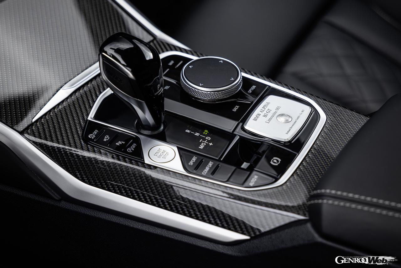 「BMW アルピナ B3 GT リムジン」のインテリア。