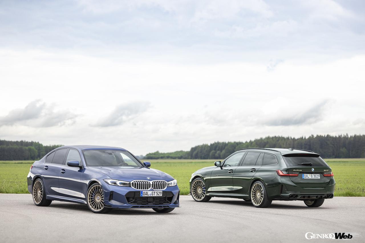 BMW アルピナは、大幅なパフォーマンスアップを実現した「B3 GT ツーリング」と「B3 GT リムジン」、そして「B4 GT グランクーペ」を発表。日本への導入をスタートする。