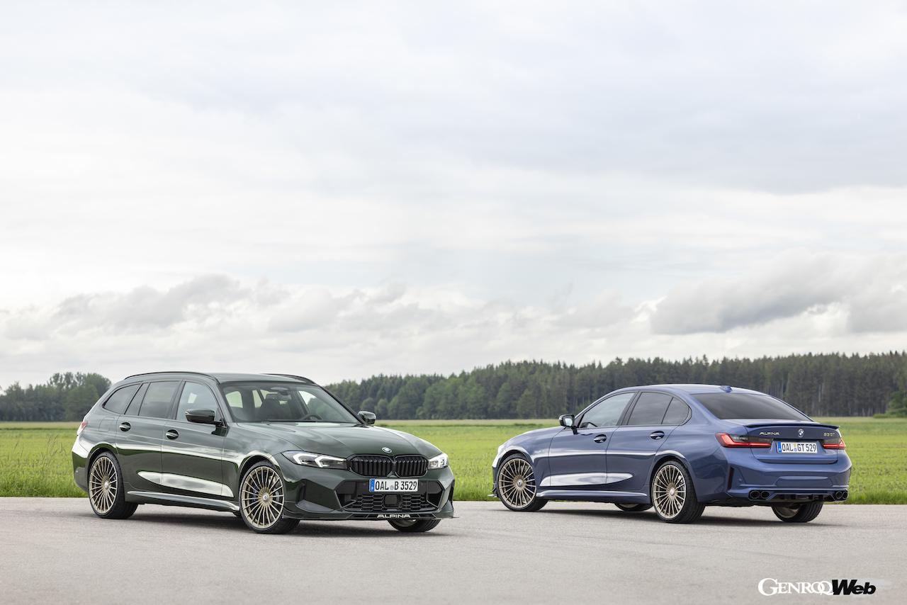 BMW アルピナは、大幅なパフォーマンスアップを実現した「B3 GT ツーリング」と「B3 GT リムジン」、そして「B4 GT グランクーペ」を発表。日本への導入をスタートする。