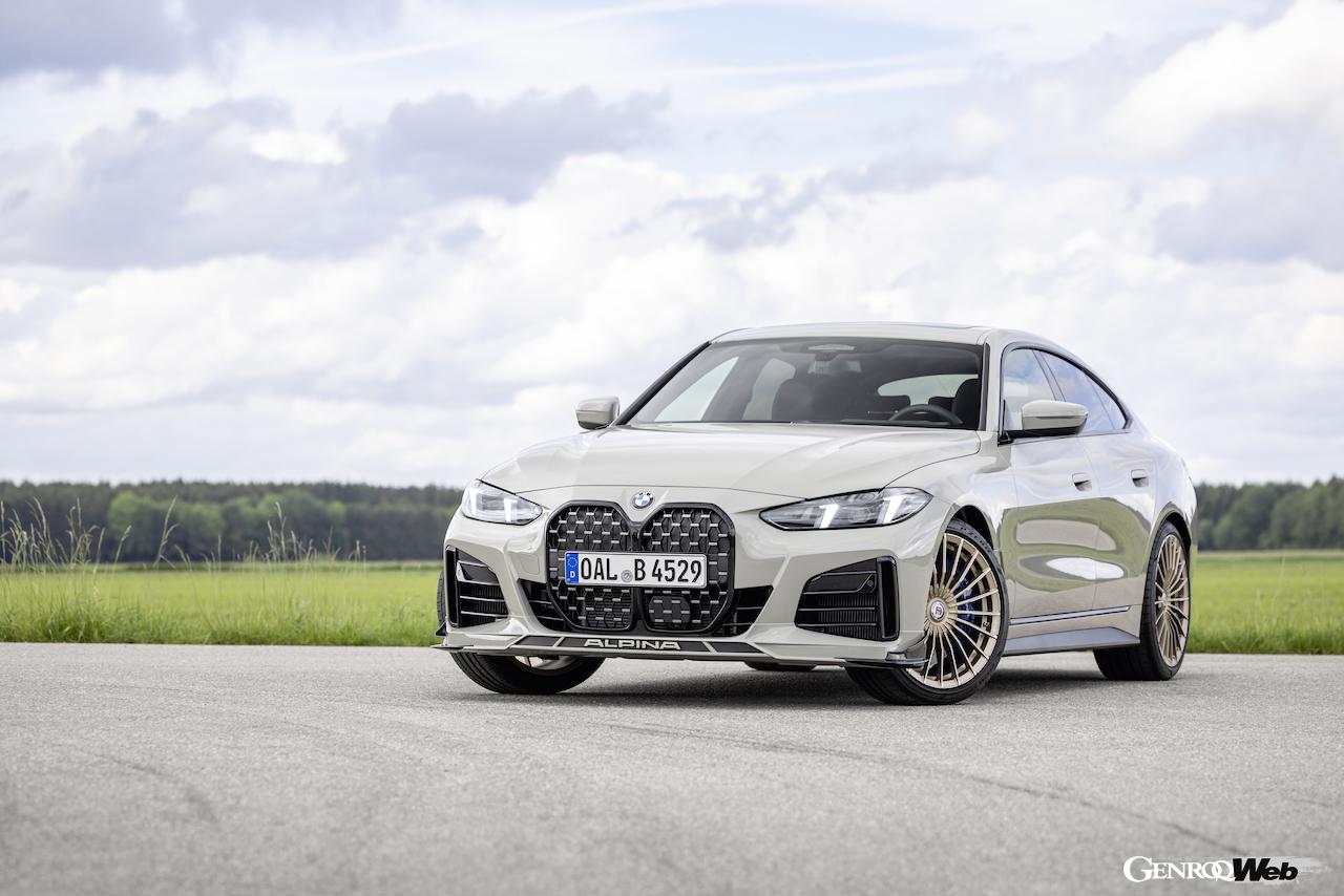 「BMW アルピナ B4 GT グランクーペ」のエクステリア。