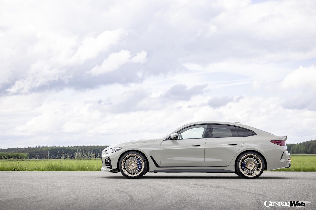 「BMW アルピナ B4 GT グランクーペ」のエクステリア。