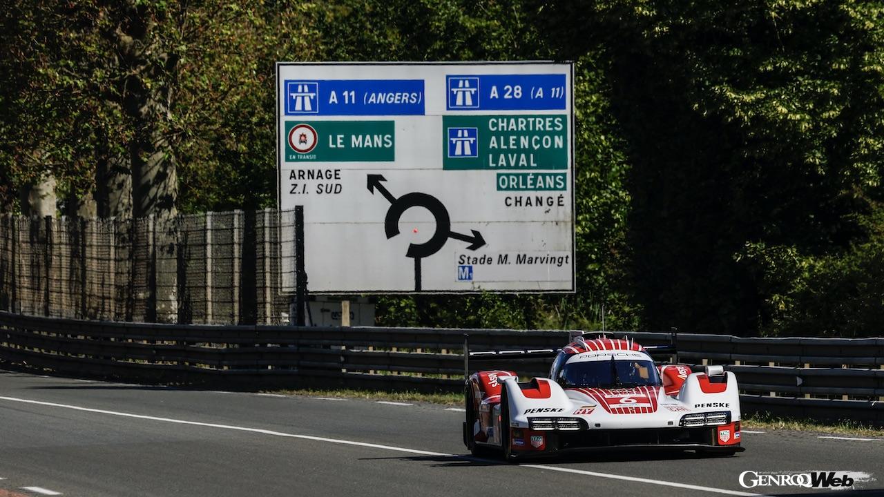 6月9日に行われたル・マン24時間の公式テストデイに、ワークスカーも含めたポルシェ勢が走行を行った。