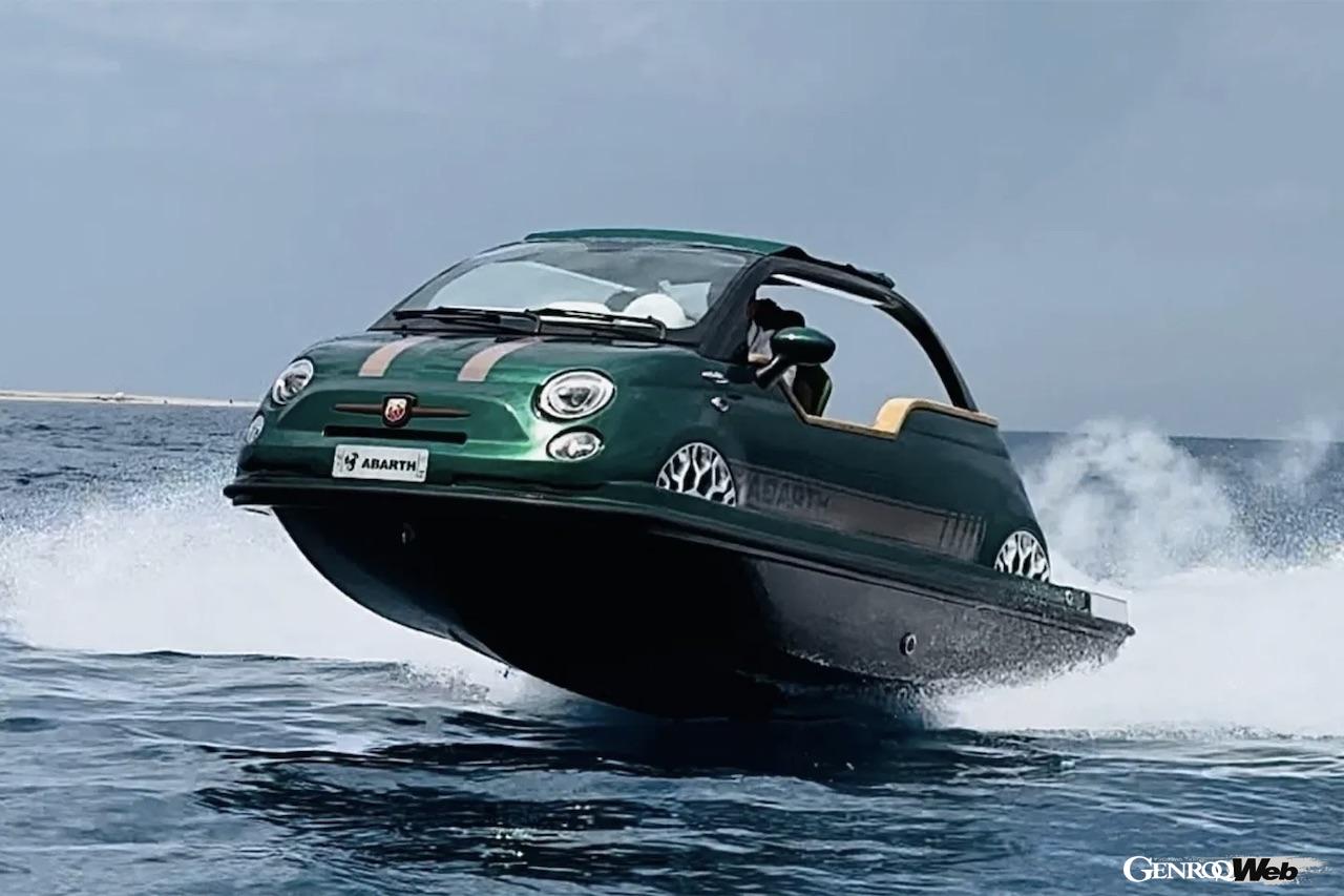 メタリックグリーンのボディワークを備えたパワーボート「アバルト オフショア」が、トップ・マルケス・モナコにおいてワールドプレミアされた。