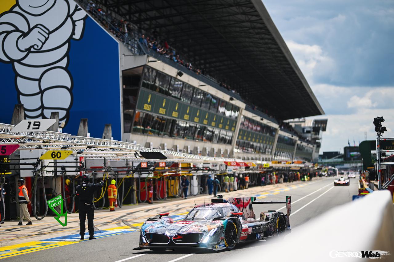 WEC第4戦ル・マン24時間決勝レースに参戦する、BMW M・チームWRTのBMW M ハイブリッド V8。