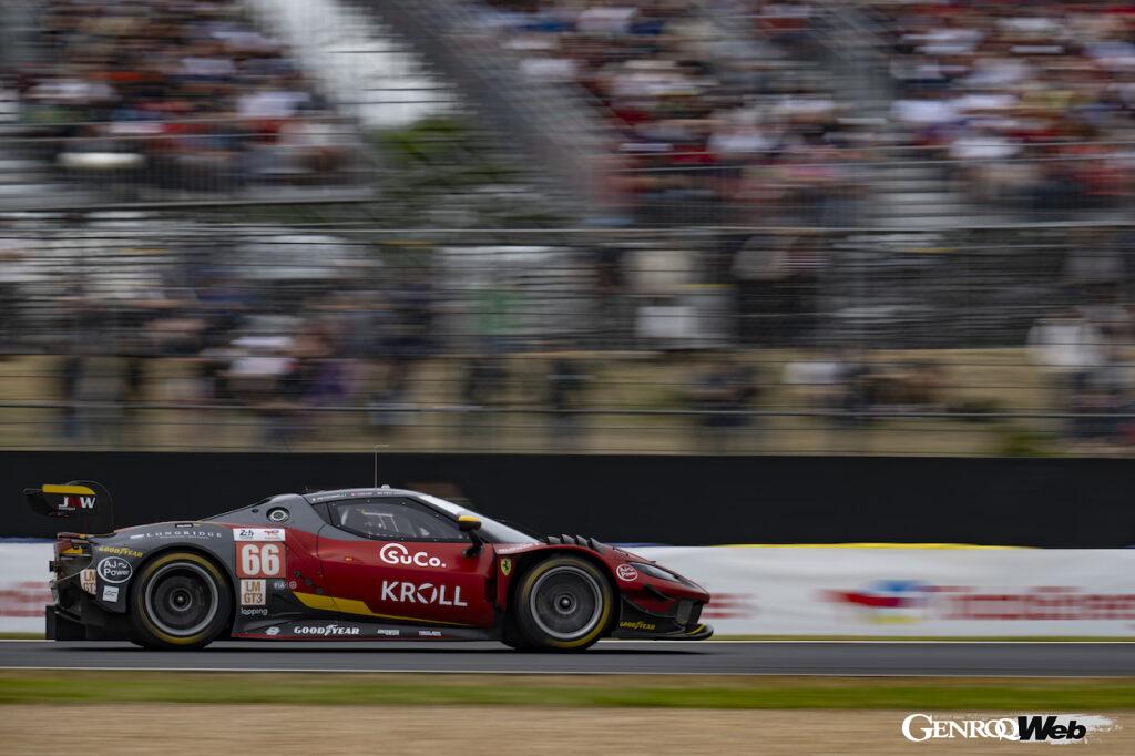今回のル・マン24時間レースからフェラーリ 296 LMGT3を投入したJMWモータースポーツが、ハイパーポールにおいて、マクラーレン、フェラーリに続く3番手タイムをマークした。