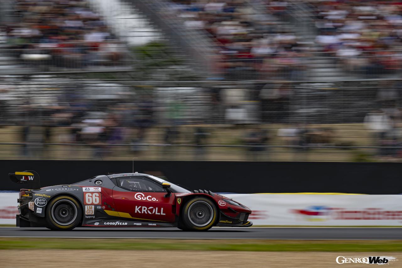 今回のル・マン24時間レースからフェラーリ 296 LMGT3を投入したJMWモータースポーツが、ハイパーポールにおいて、マクラーレン、フェラーリに続く3番手タイムをマークした。