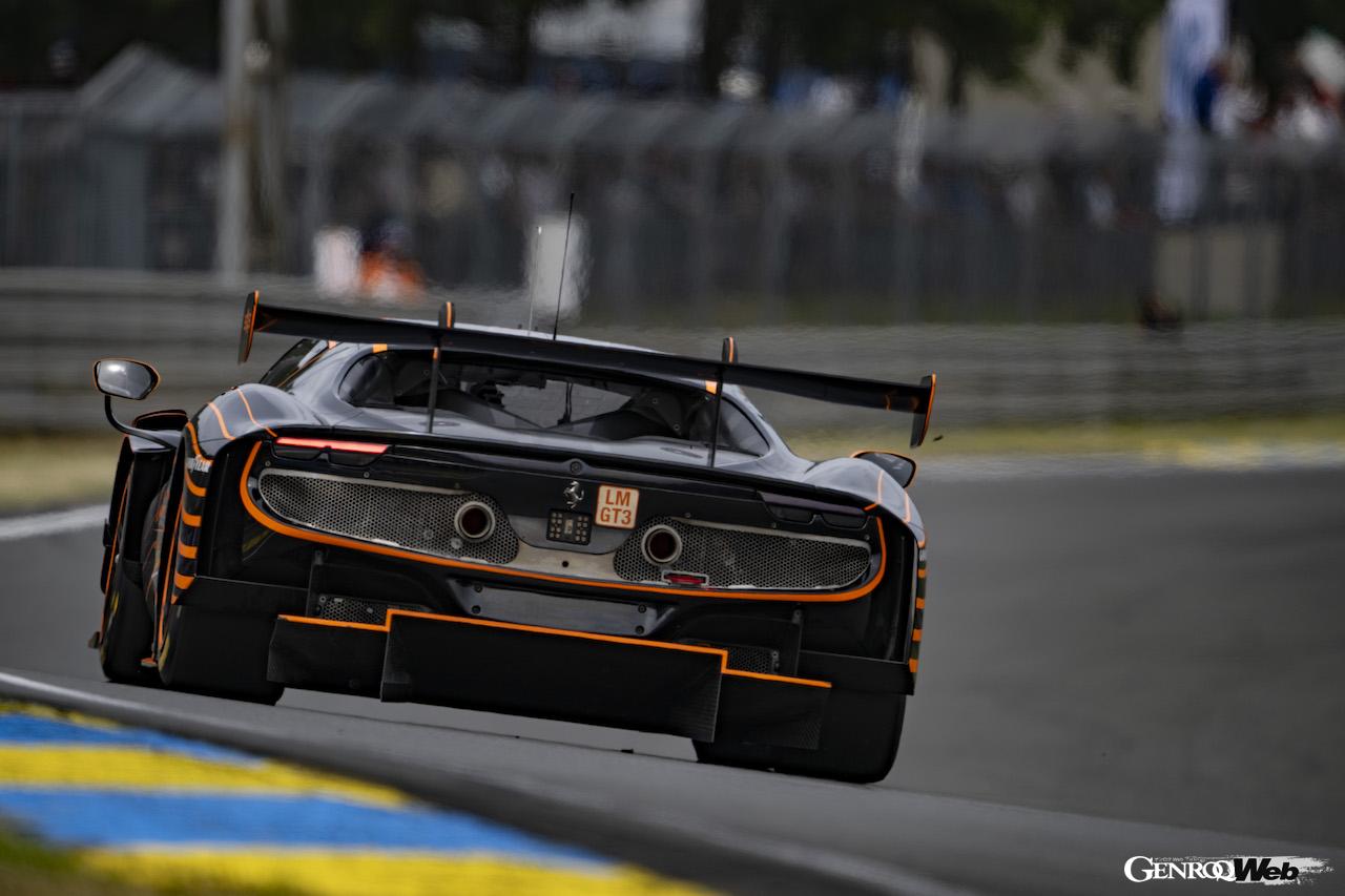 ル・マン24時間レースの予選に挑んだ、フェラーリ 296 LMGT3 。