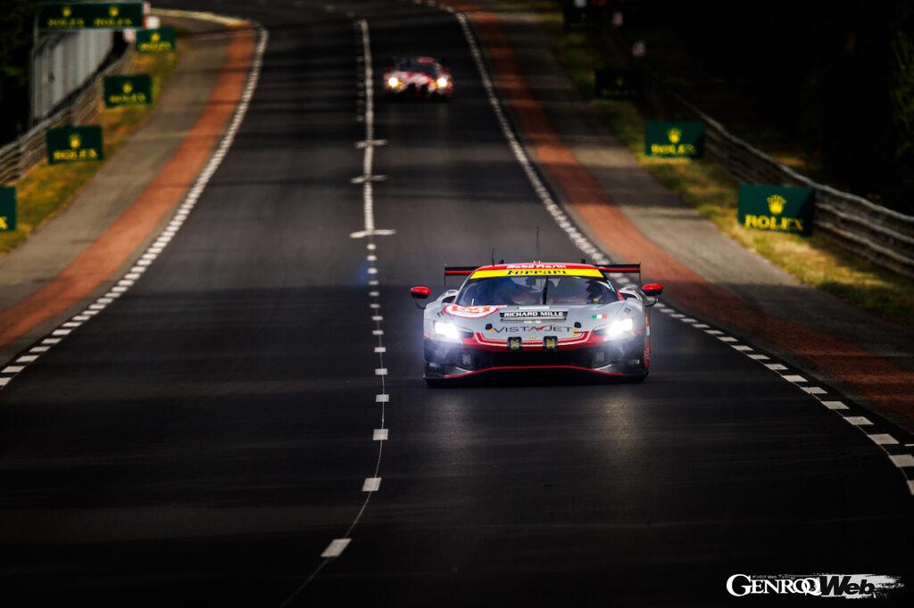 ル・マン24時間レースの予選に挑んだ、フェラーリ 296 LMGT3 。