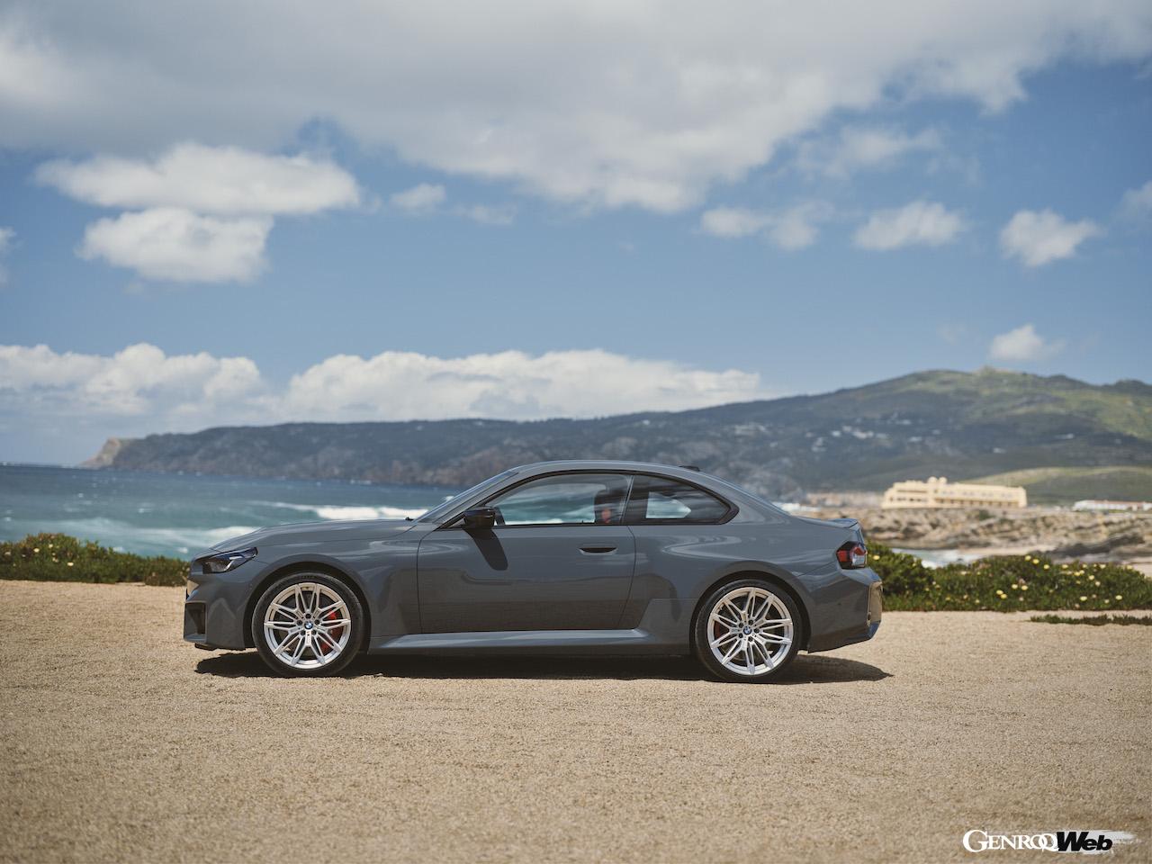 内外装やパワーユニットをアップデートした新型「BMW M2」のエクステリア。