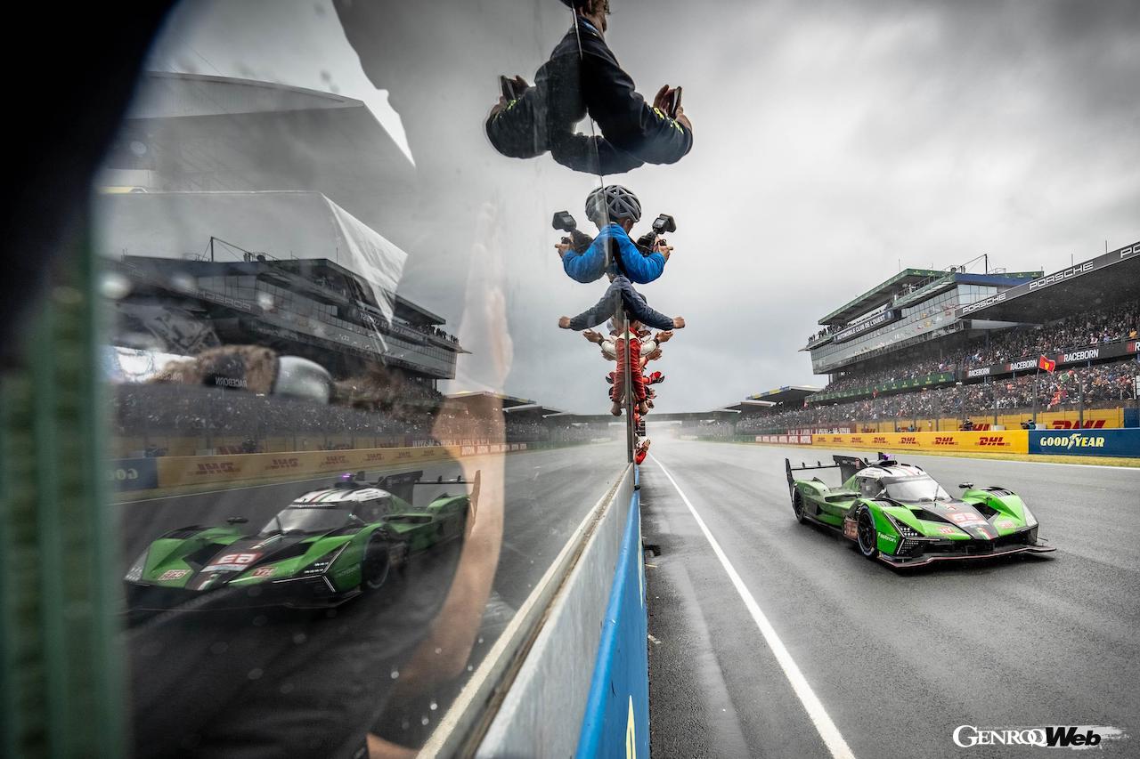 24時間レースを10位で走り切り、チームにポイントを持ち帰ったランボルギーニ SC63 63号車。