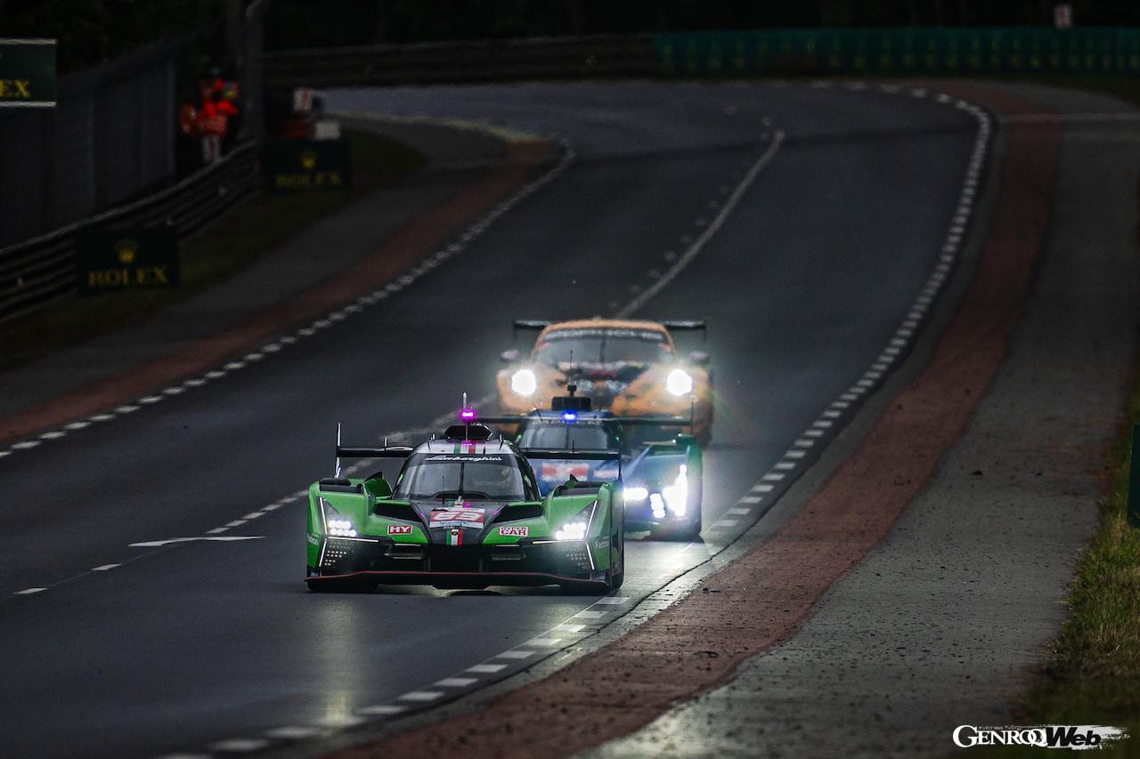 24時間レースを10位で走り切り、チームにポイントを持ち帰ったランボルギーニ SC63 63号車。