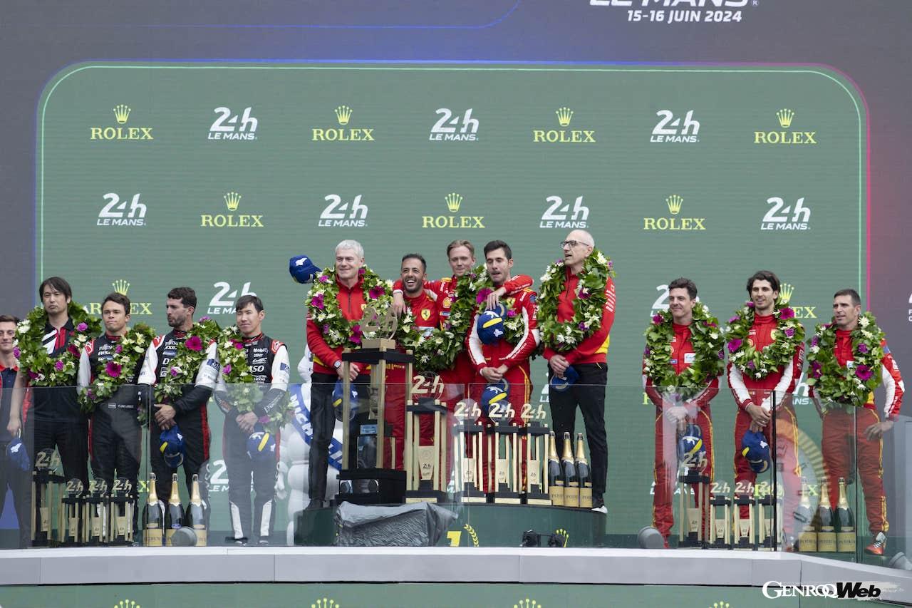 2023年シーズンに耐久レース復活を果たしたフェラーリは、499P 51号車のル・マン24時間で初勝利を獲得。その1年後、チームメイトの50号車が2連覇を決めた。