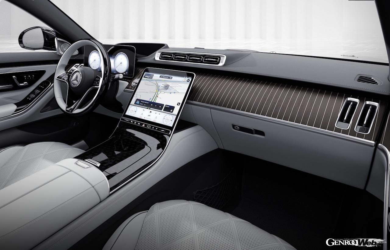 30台限定の特別仕様車「メルセデス・マイバッハ S 580 Night Edition」の専用インテリア。