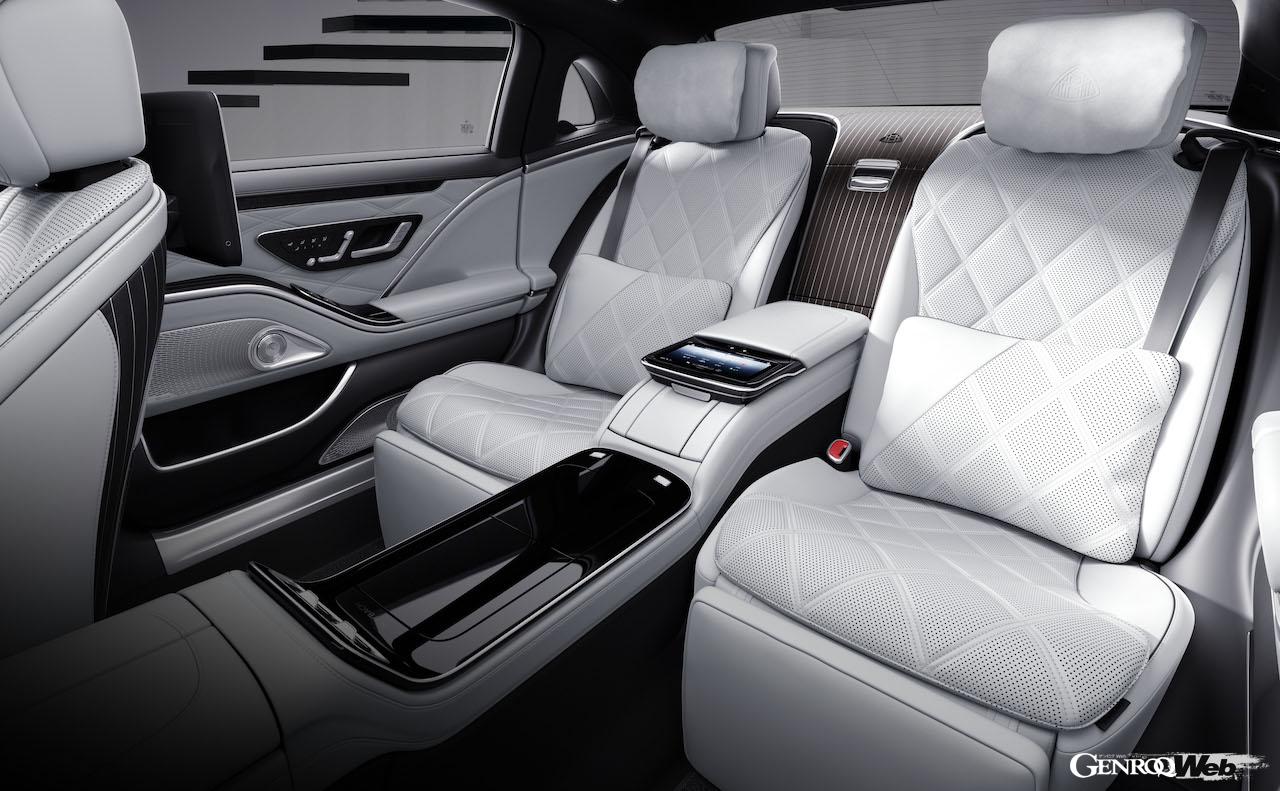 30台限定の特別仕様車「メルセデス・マイバッハ S 580 Night Edition」の専用インテリア。