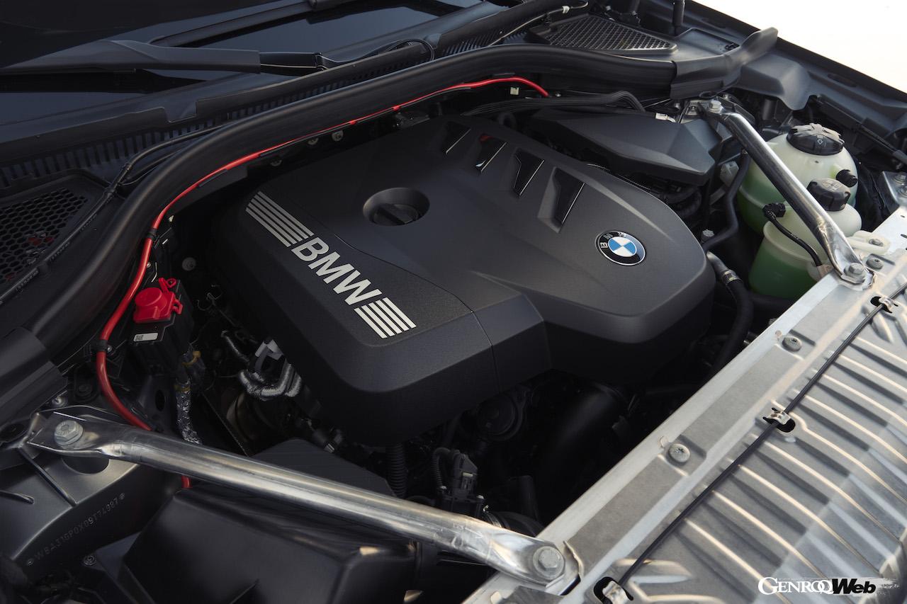 4代目に進化した新型「BMW X3 20 xDrive」のパワーユニット。