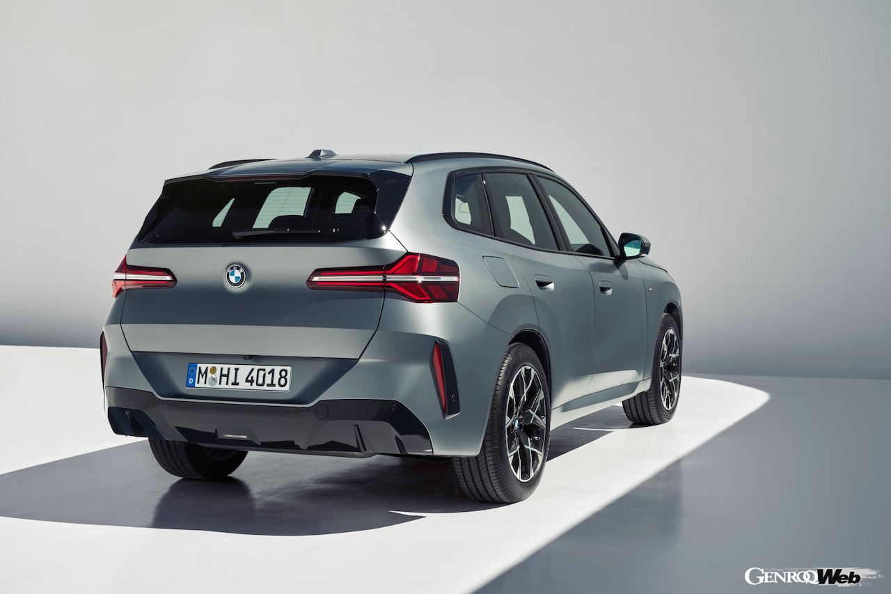 4代目に進化した新型「BMW X3 20 xDrive」のエクステリア。