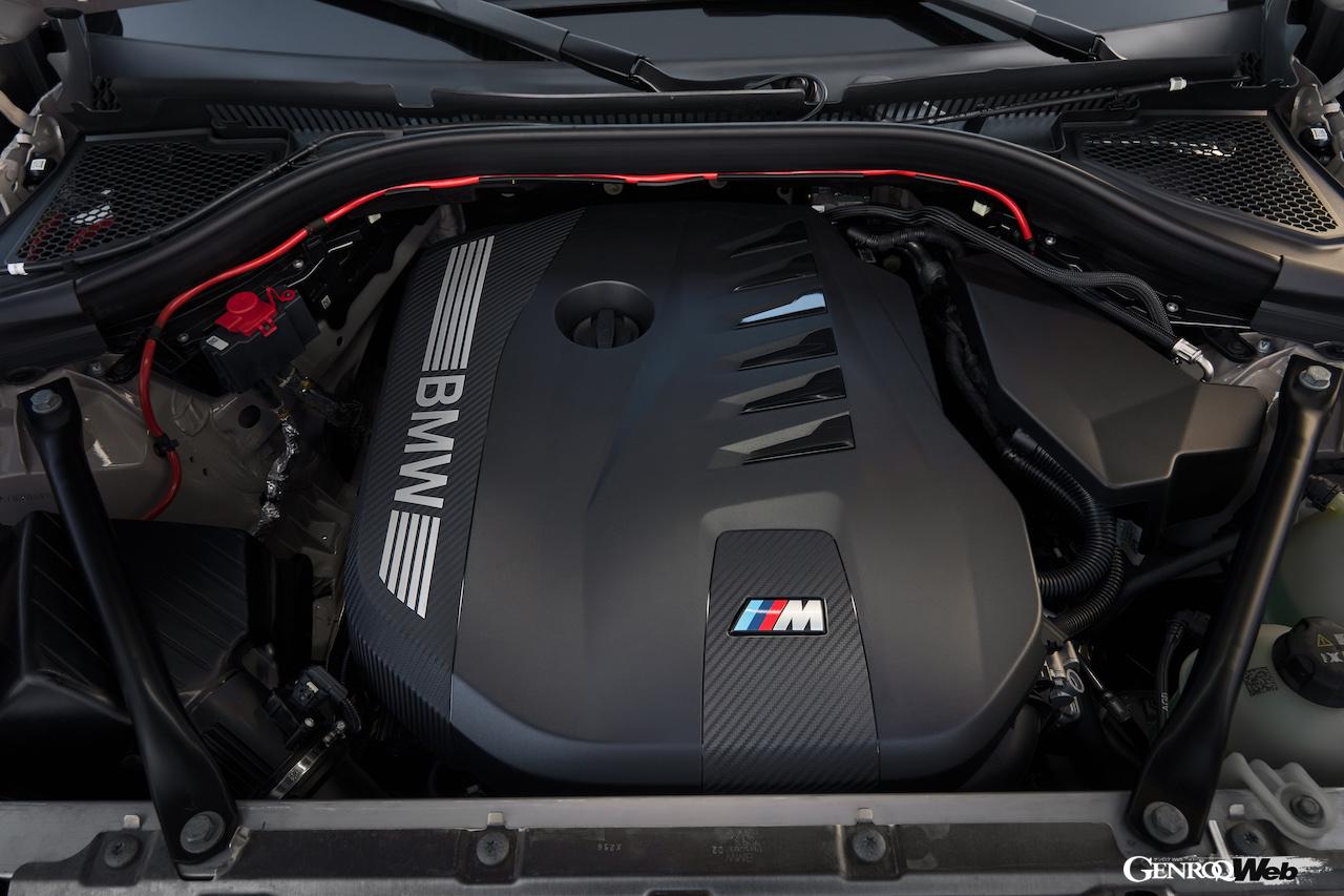 4代目に進化した新型「BMW X3 M50 xDrive」のパワーユニット。