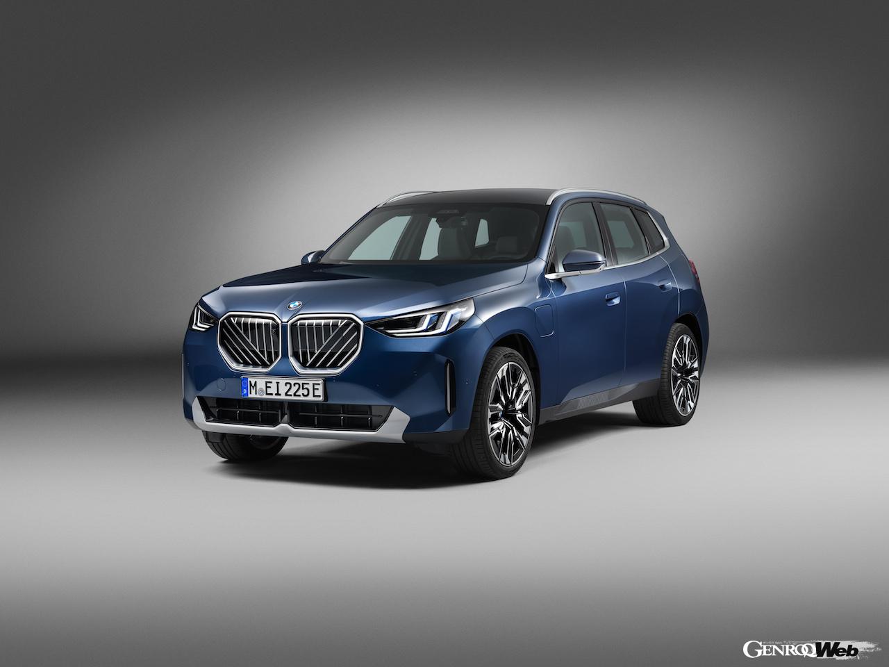4代目に進化した新型「BMW X3 30e xDrive」のエクステリア。