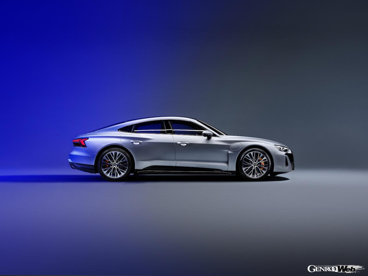 大幅にアップデートされた「S e-tron GT」のエクステリア。