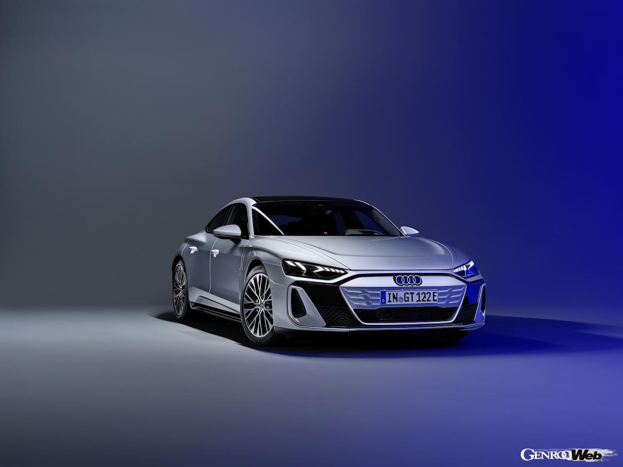 大幅にアップデートされた「S e-tron GT」のエクステリア。