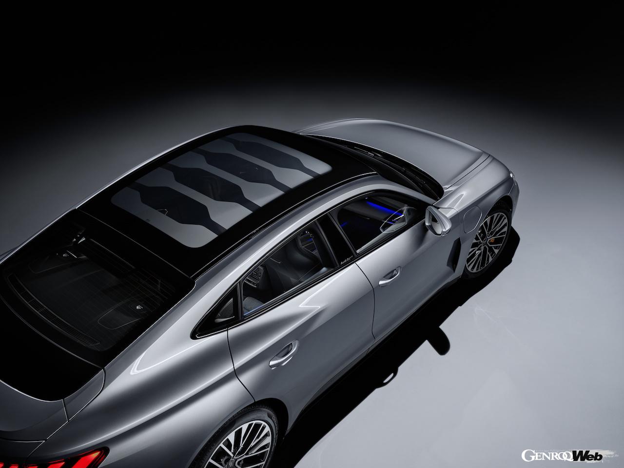 大幅にアップデートされた「S e-tron GT」のエクステリア。