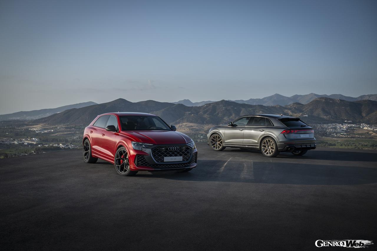 大幅な改良を実施した「アウディ RS Q8」と「アウディ RS Q8 パフォーマンス」。