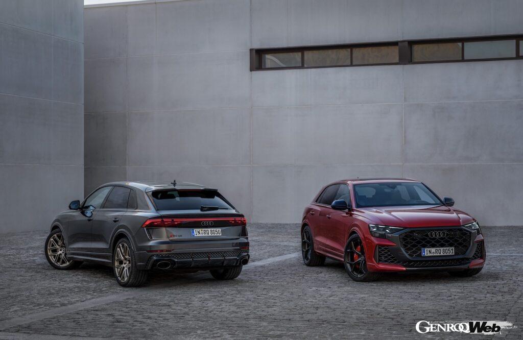 大幅な改良を実施した「アウディ RS Q8」と「アウディ RS Q8 パフォーマンス」。