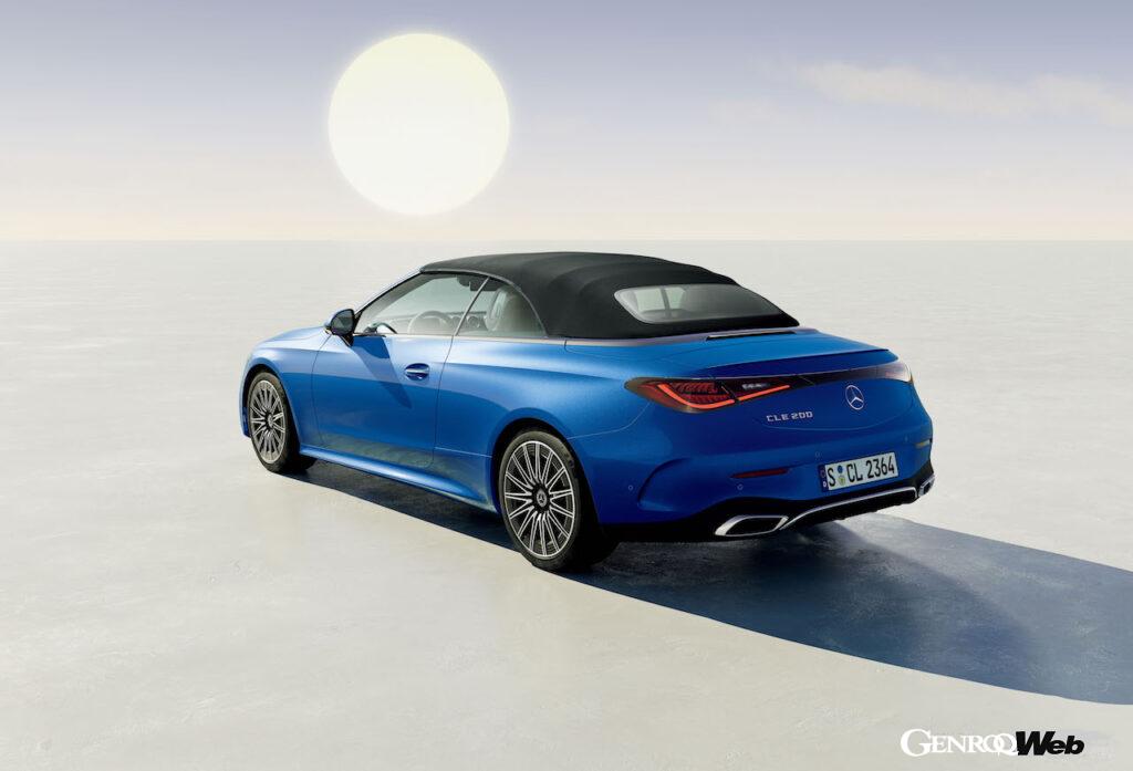「メルセデス・ベンツ CLE 200 カブリオレ」のエクステリア。