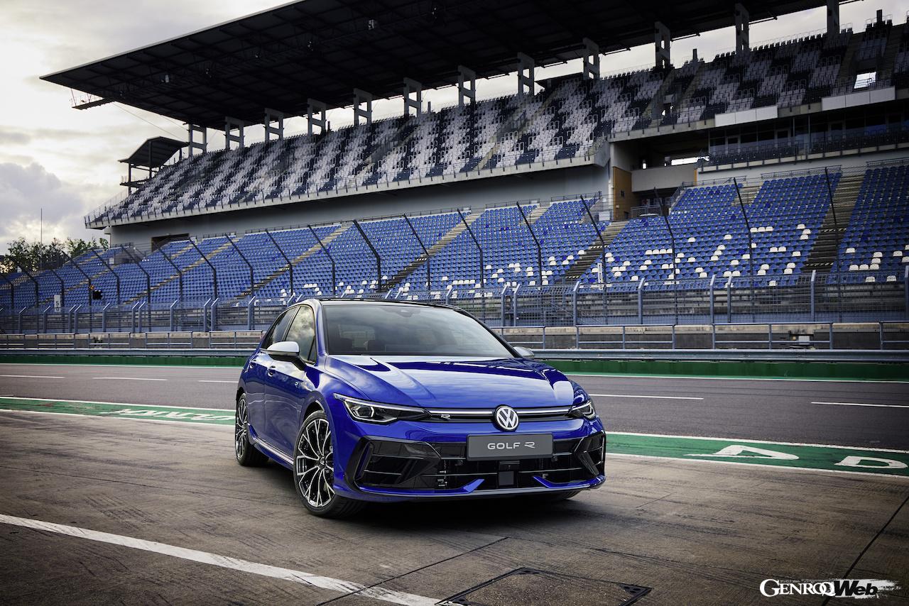 「フォルクスワーゲン ゴルフR」改良新型のエクステリア。