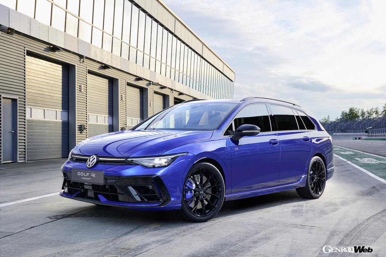 「フォルクスワーゲン ゴルフR ヴァリアント」改良新型のエクステリア。