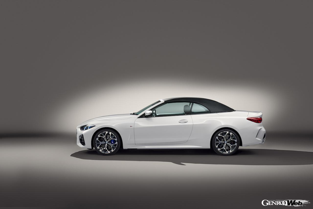 「BMW 4シリーズ カブリオレ」改良新型のエクステリア。