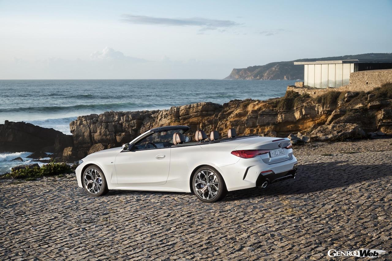 「BMW 4シリーズ カブリオレ」改良新型のエクステリア。